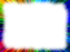 Frame Multi Color Rainbow Lines Image